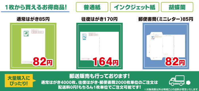 はがき販売価格