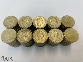 旧イギリス1ポンド硬貨